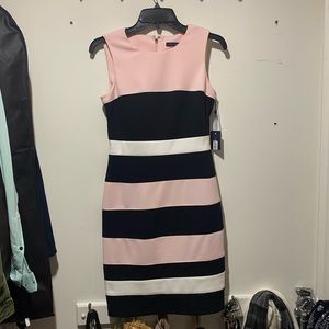 NWT Tommy Hilfiger Black Pink Dress